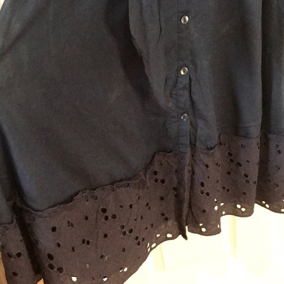 Feminine Ruffle Shirt Dress - Picture 3 of 7